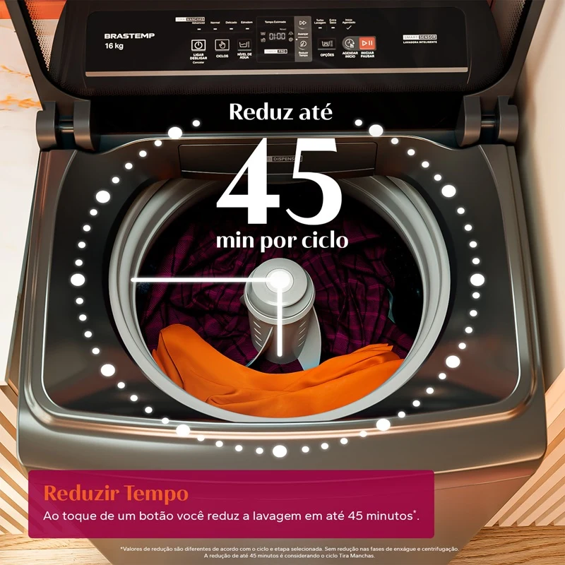 Lavadora Brastemp  BWT16A9