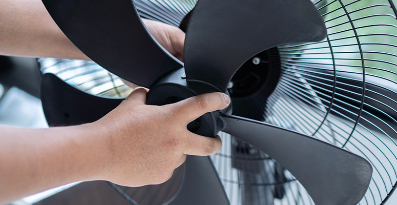 como limpar ventilador