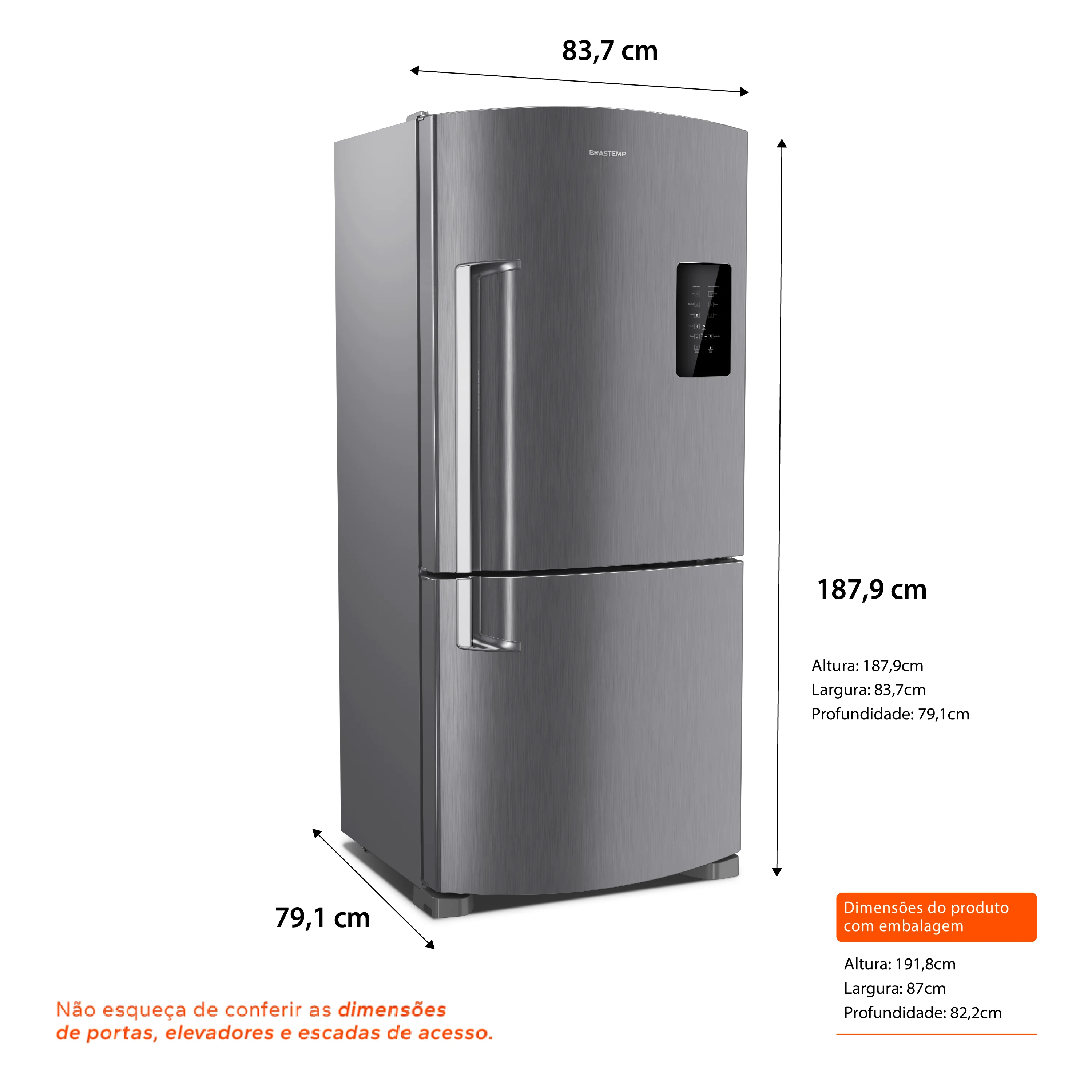 Brastemp Geladeira BRE85AK E-Commerce