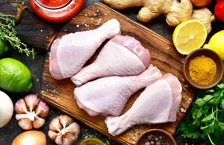 receita com coxa e sobrecoxa de frango