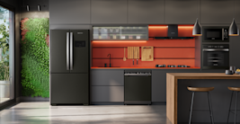 Quais cores combinam com a cozinha all black?