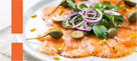 Carpaccio de salmão: veja como preparar essa entrada refinada