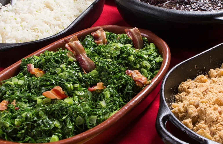couve para feijoada
