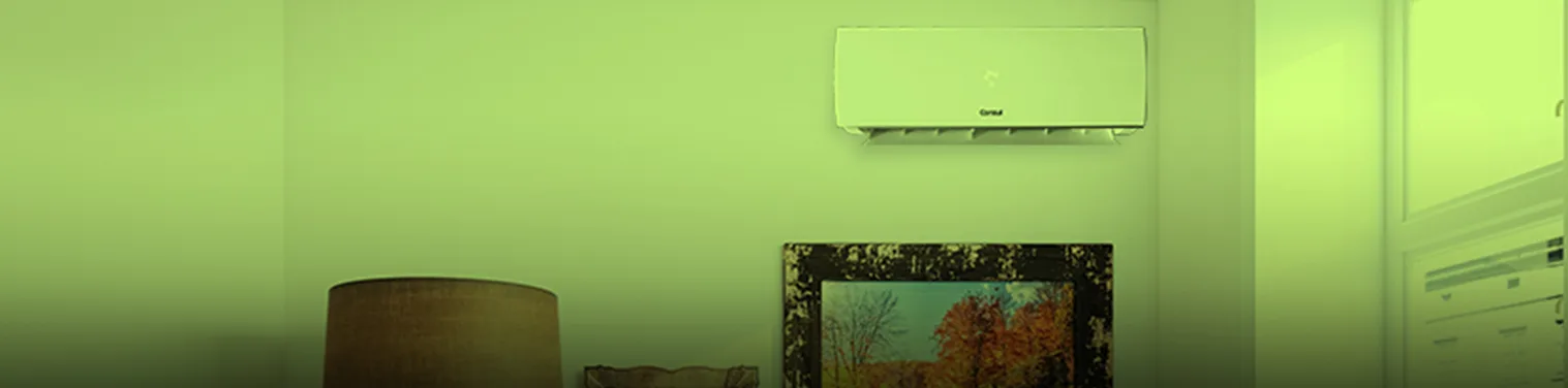 Banner de ar-condicionado mais silencioso