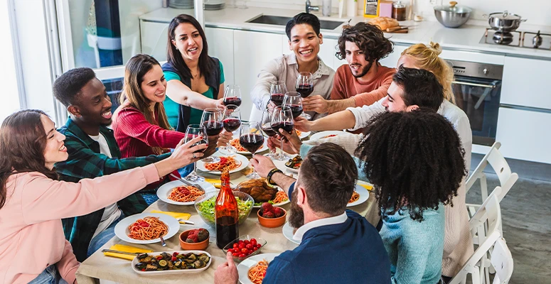 Jantar para amigos