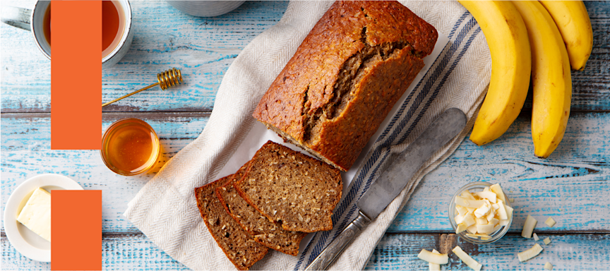 Bolo de banana com aveia: uma opção leve para o seu lanche