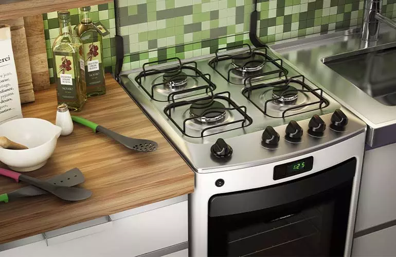 fogão para cozinha básica