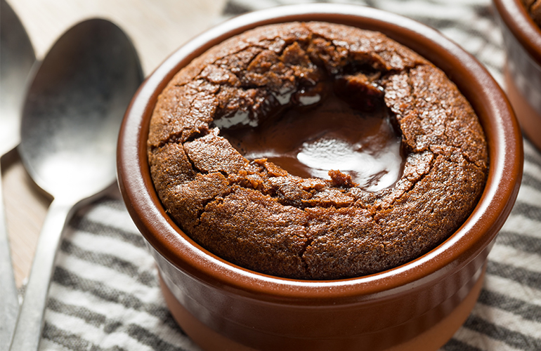 Receitas de petit gateau de caneca