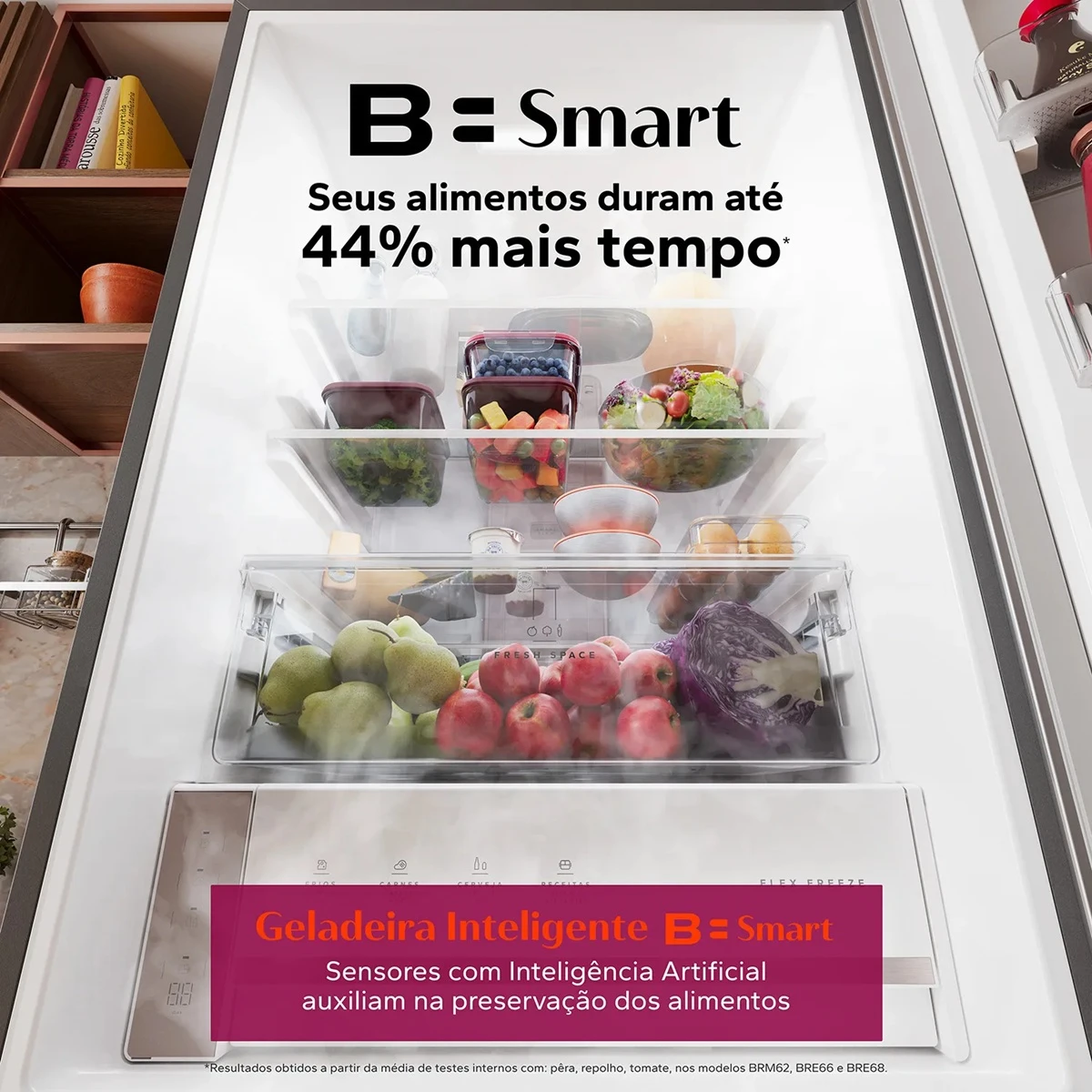 Geladeira B smart Brastemp