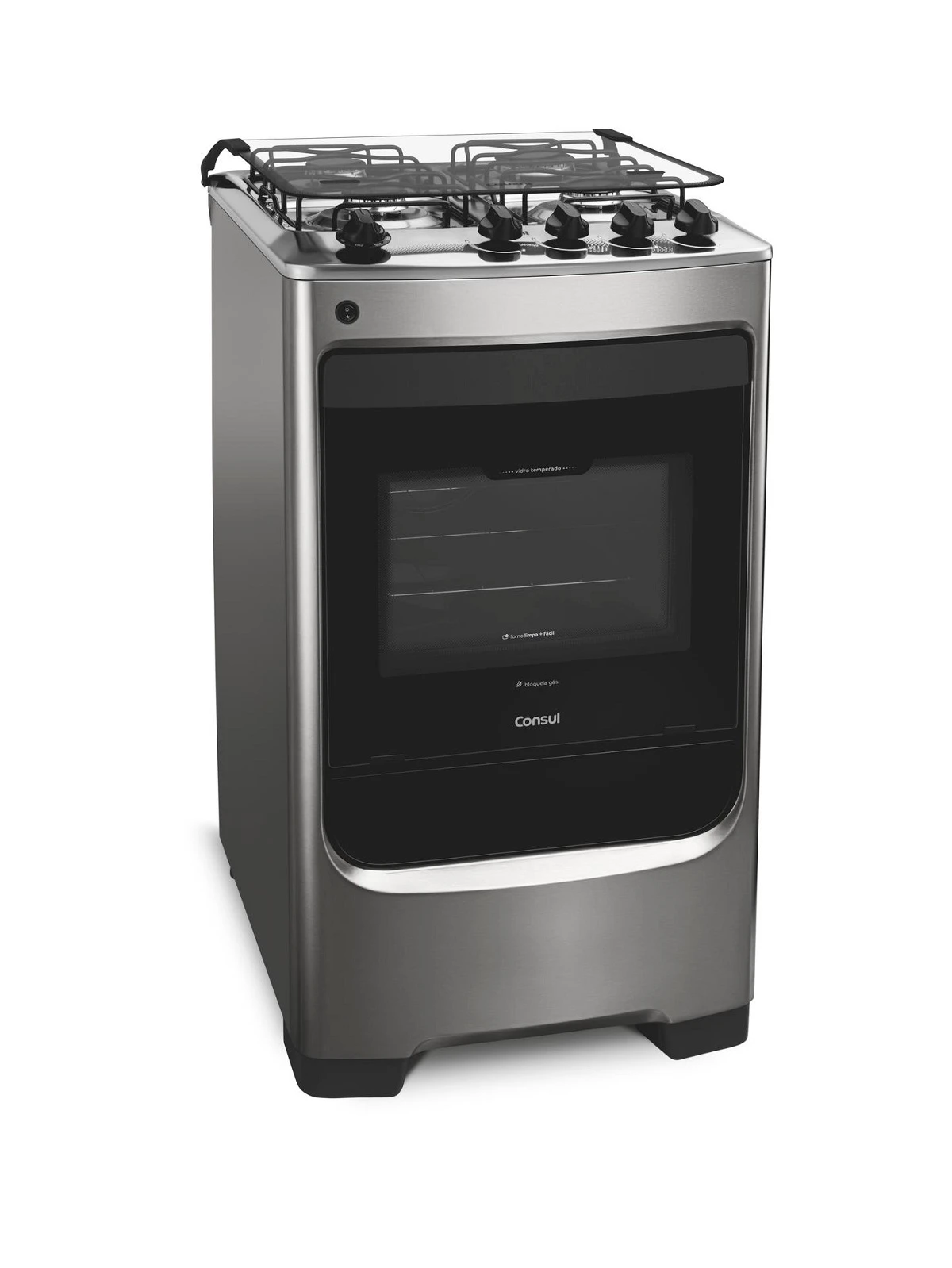 Fogão Consul 4 bocas com vidro interno vedado