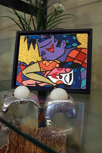 Faï¿œa quadros decorativos com camisetas usadas