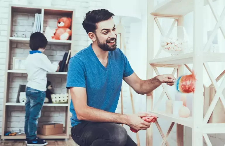 organização da casa