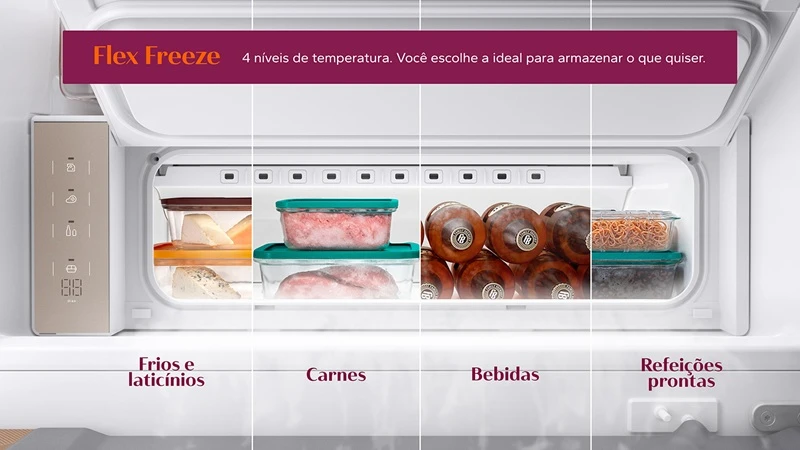 Brastemp Geladeira BRE68AK Flex Freeze