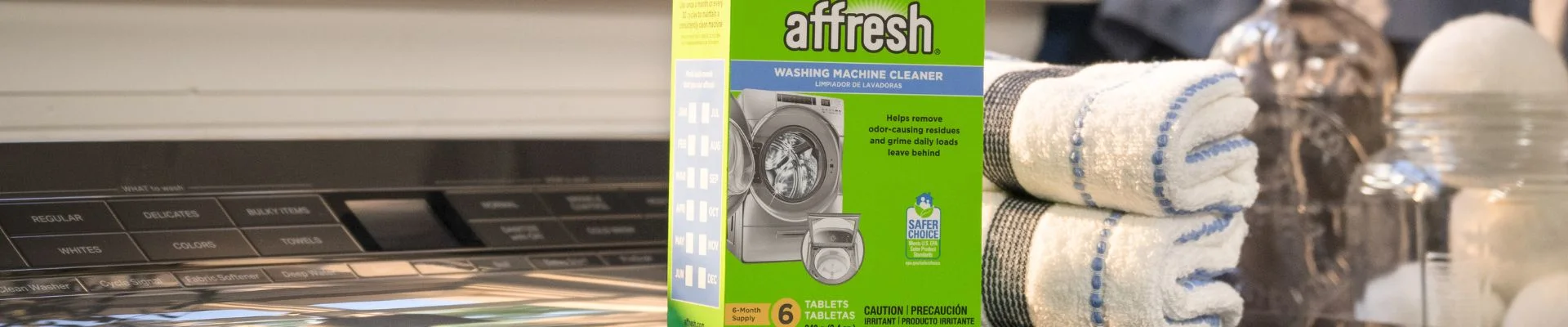 ¿Qué contienen las pastillas limpiadoras de lavadoras de affresh®?
