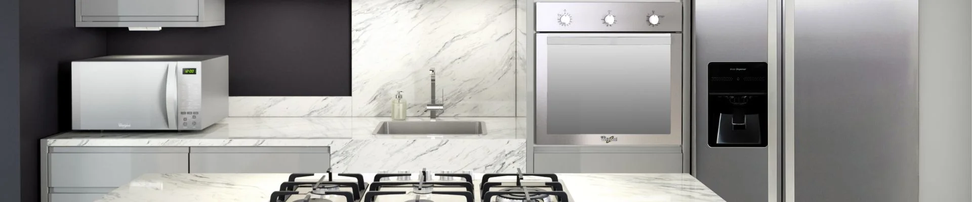 Banner Blog Tendencias en diseño de cocinas con electrodomésticos modernos