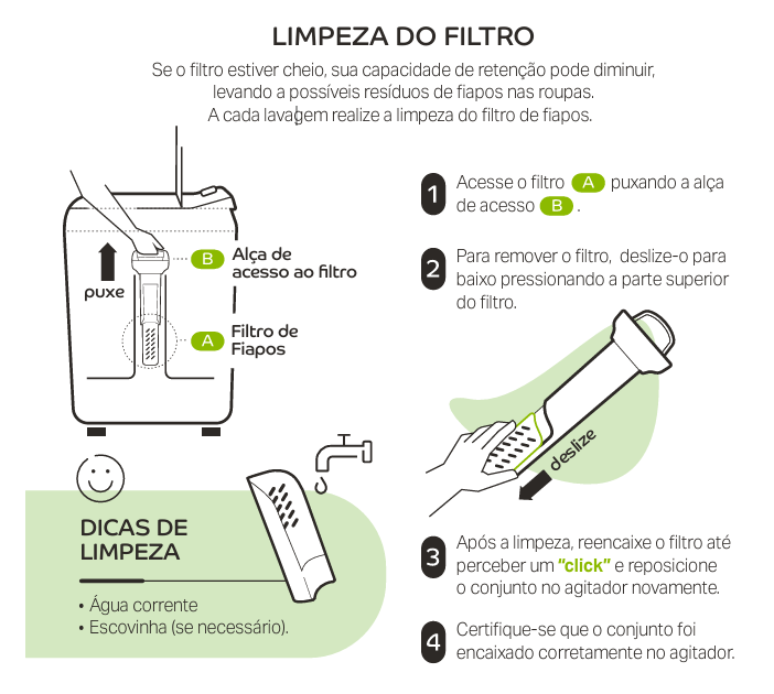 limpeza de filtro Consul