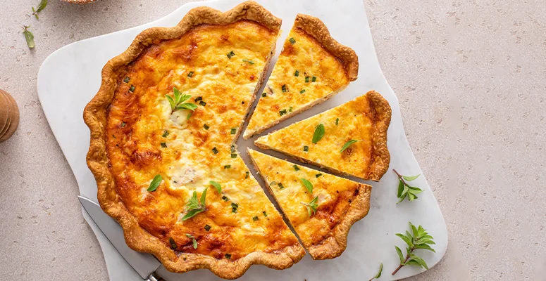 como fazer quiche de alho poró
