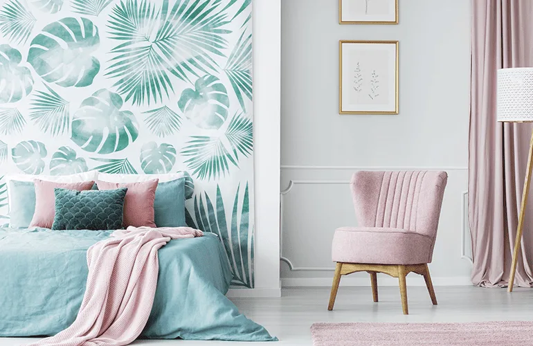 Quarto cor pastel