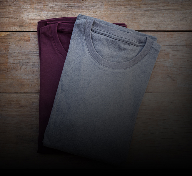 Camisetas Dobradas