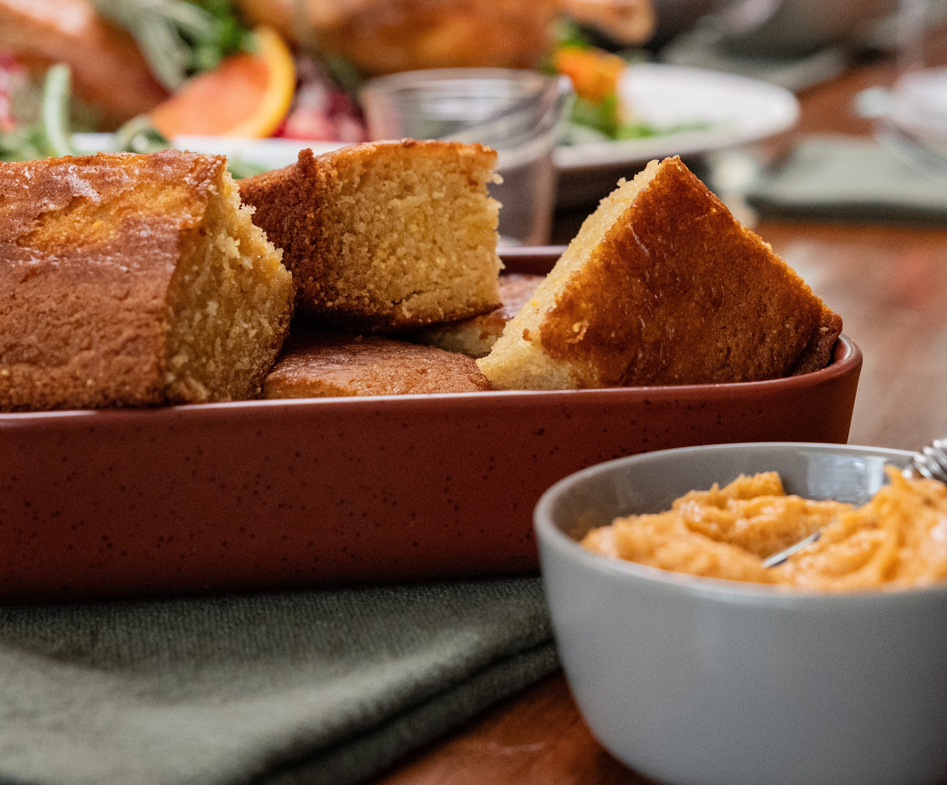 BBQ Honey Butter Cornbread