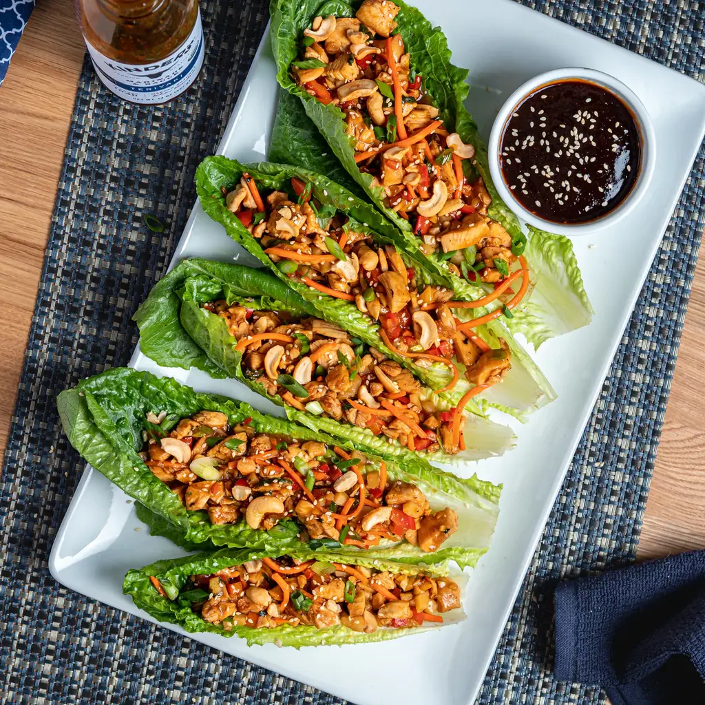 Teriyaki Chicken Lettuce Wraps