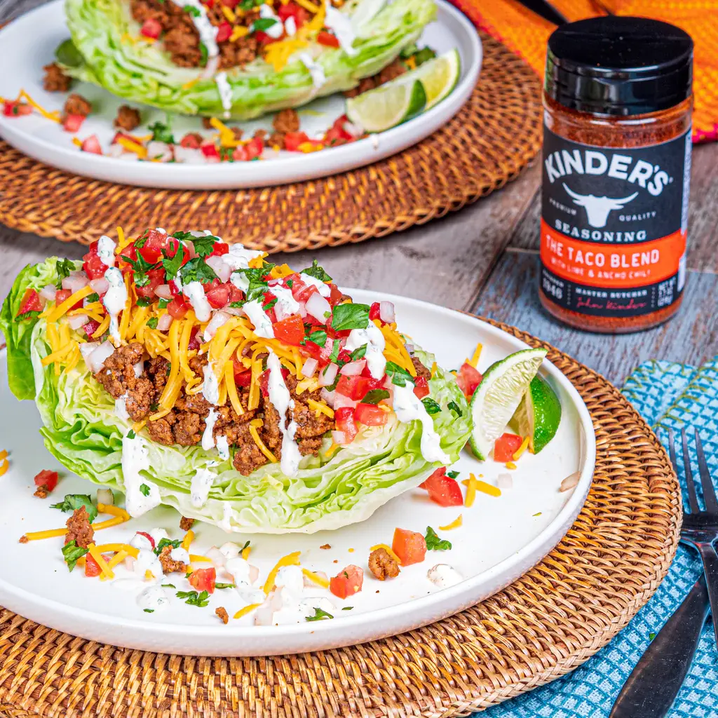 Beef Taco Wedge Salad