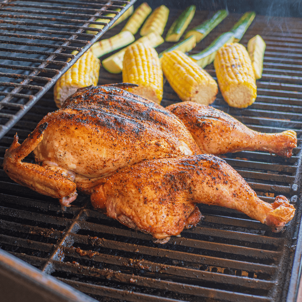 Grilled Spatchcock Chicken