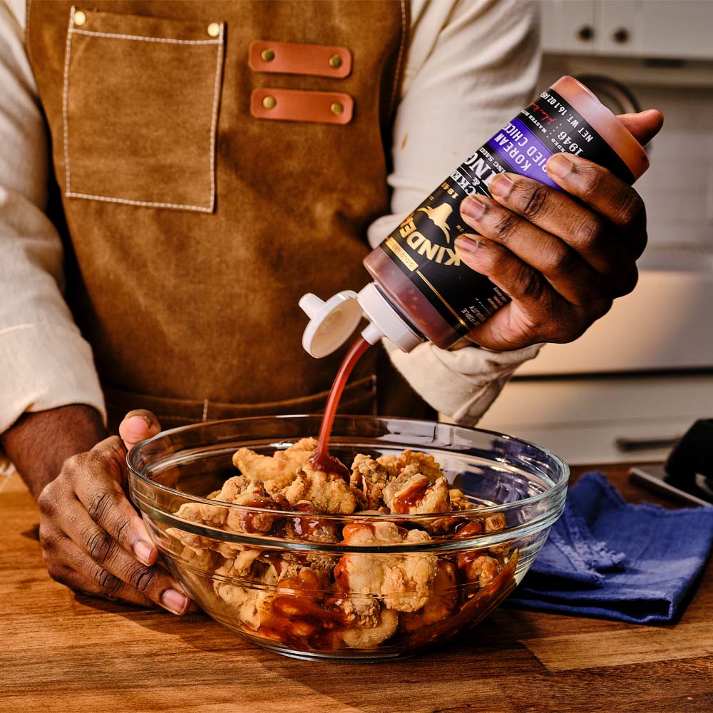 Crispy Korean fried chicken bites