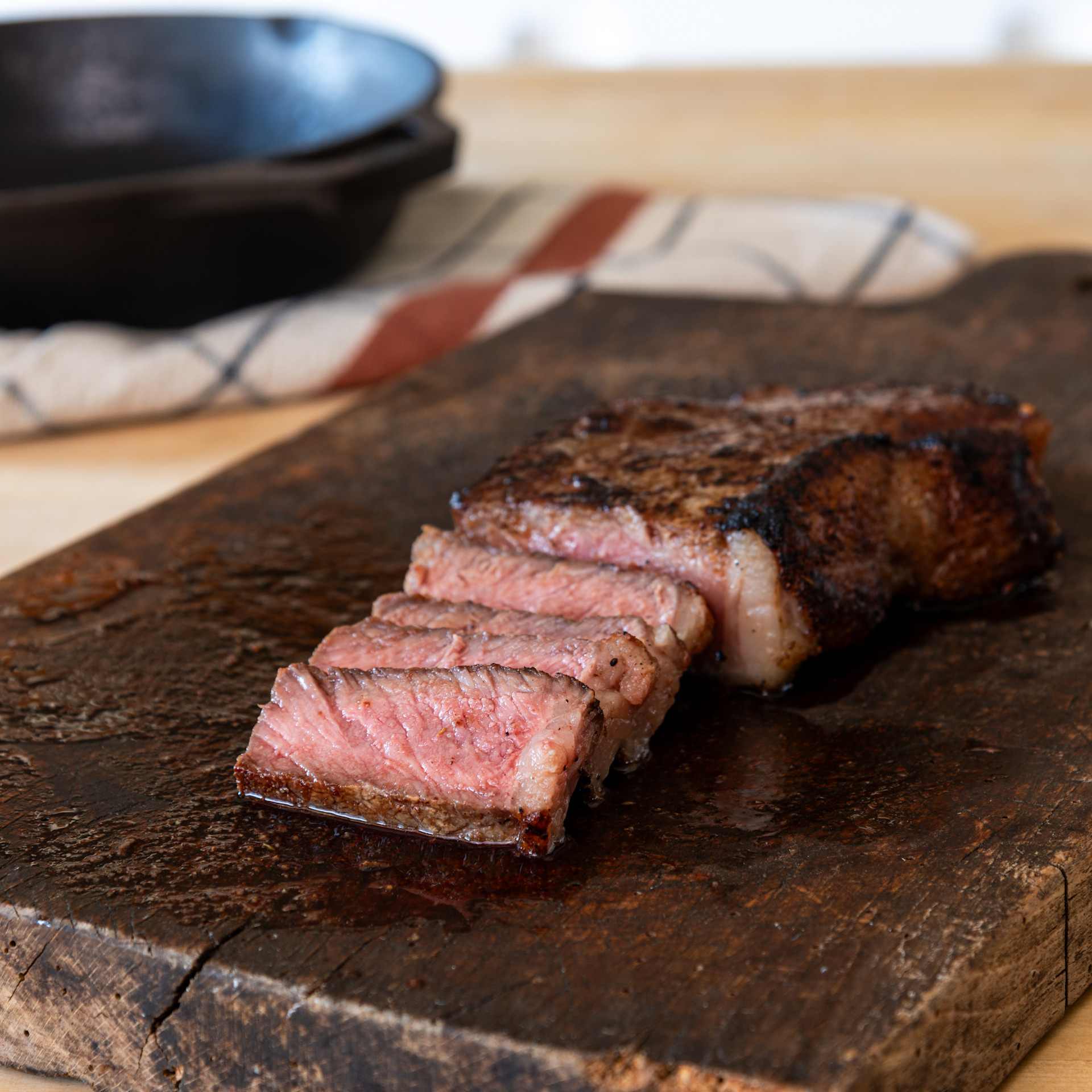 Reverse-Sear New York Strip Steak