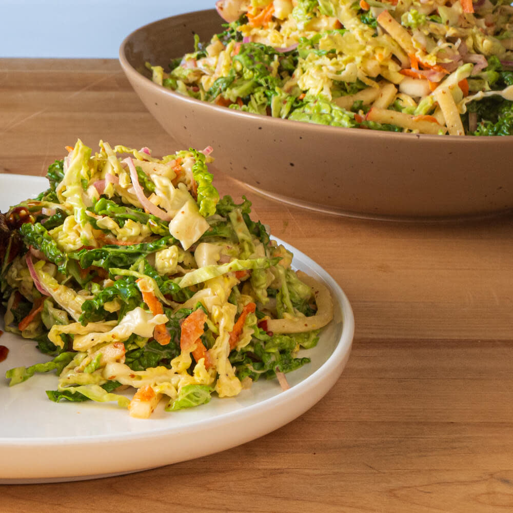 Bourbon Apple Coleslaw