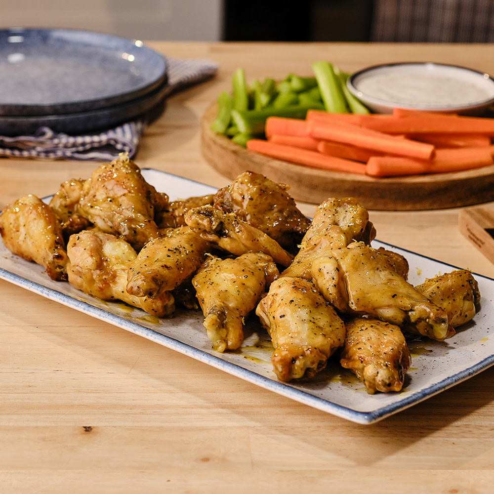 Crispy air fryer chicken wings
