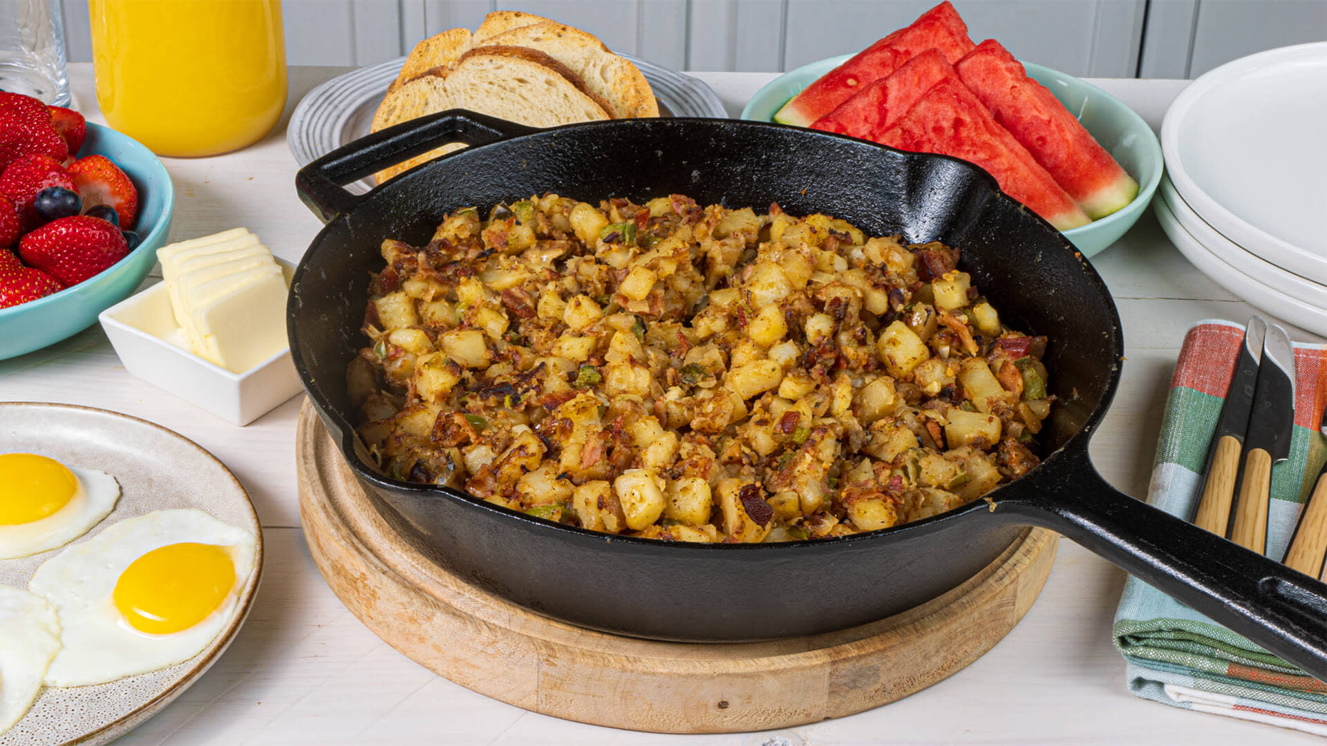 Potato bacon hash recipe