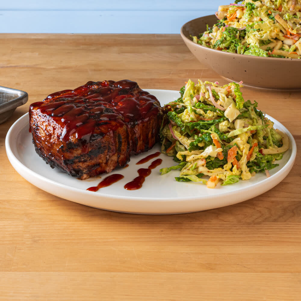 Bourbon Apple Pork Chops