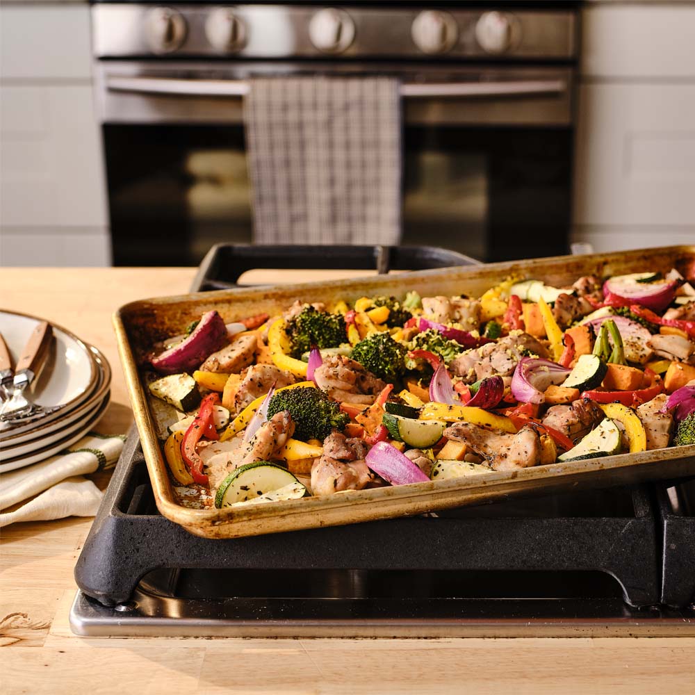 Sheet pan chicken and veggies