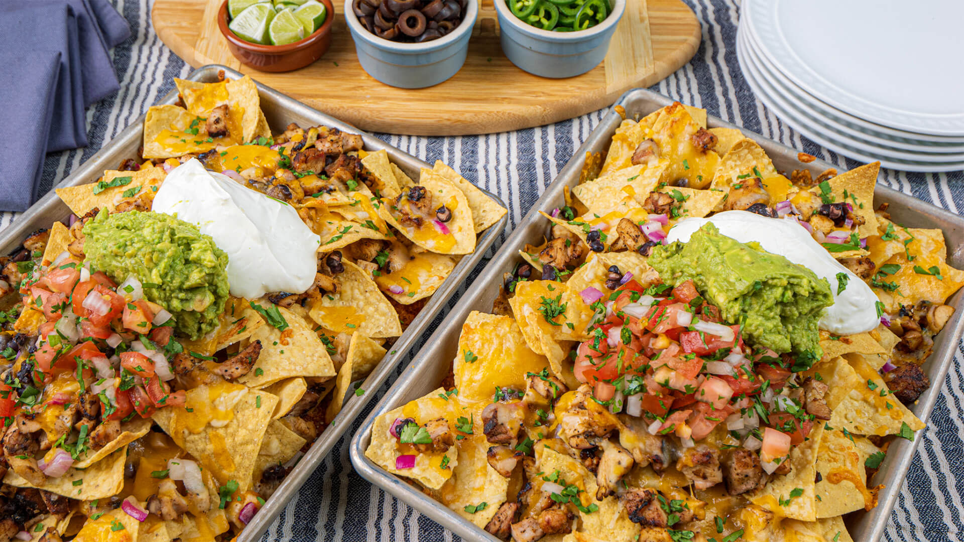 Cheesy Chicken Nachos