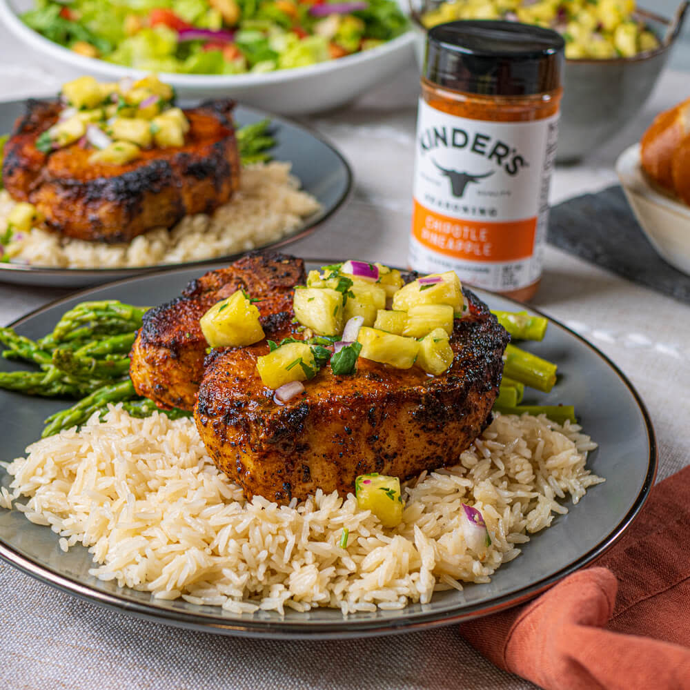 Chipotle Pineapple Pork Chops