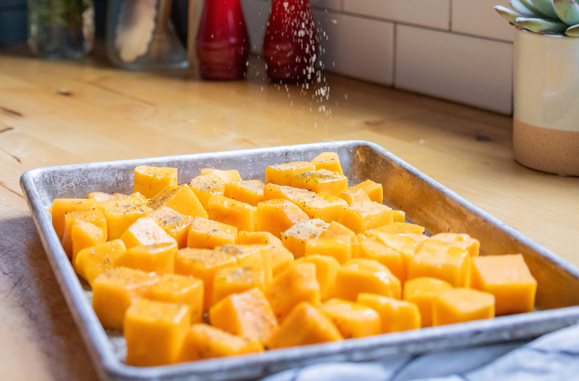 Garlic & Herb Roasted Squash