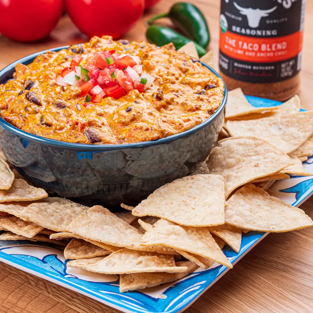 Kinder's Slow Cooker Game Day Queso