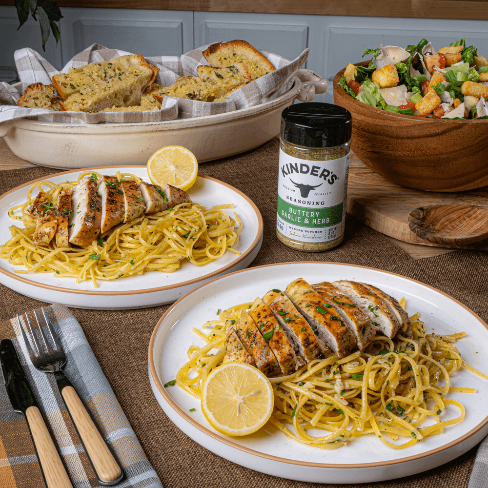Buttery Garlic & Herb Chicken Pasta