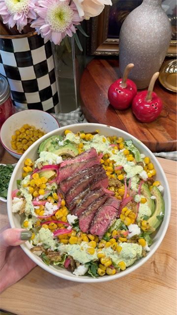 chacekitchen steak salad still
