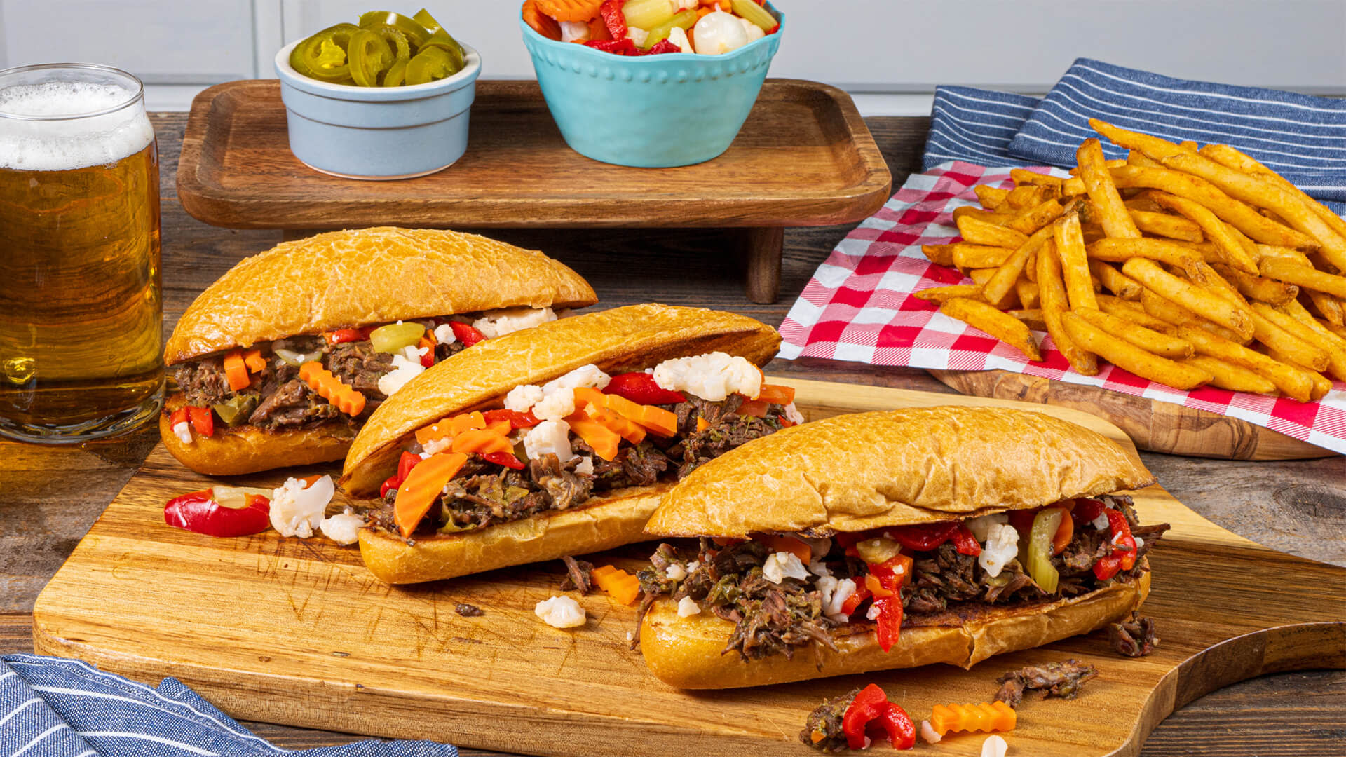 Classic Italian Beef Sandwiches
