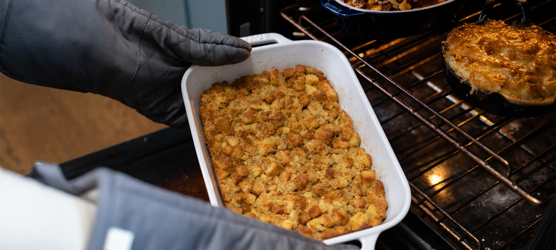 Prepping in the kitchen for cozy fall and holiday meals
