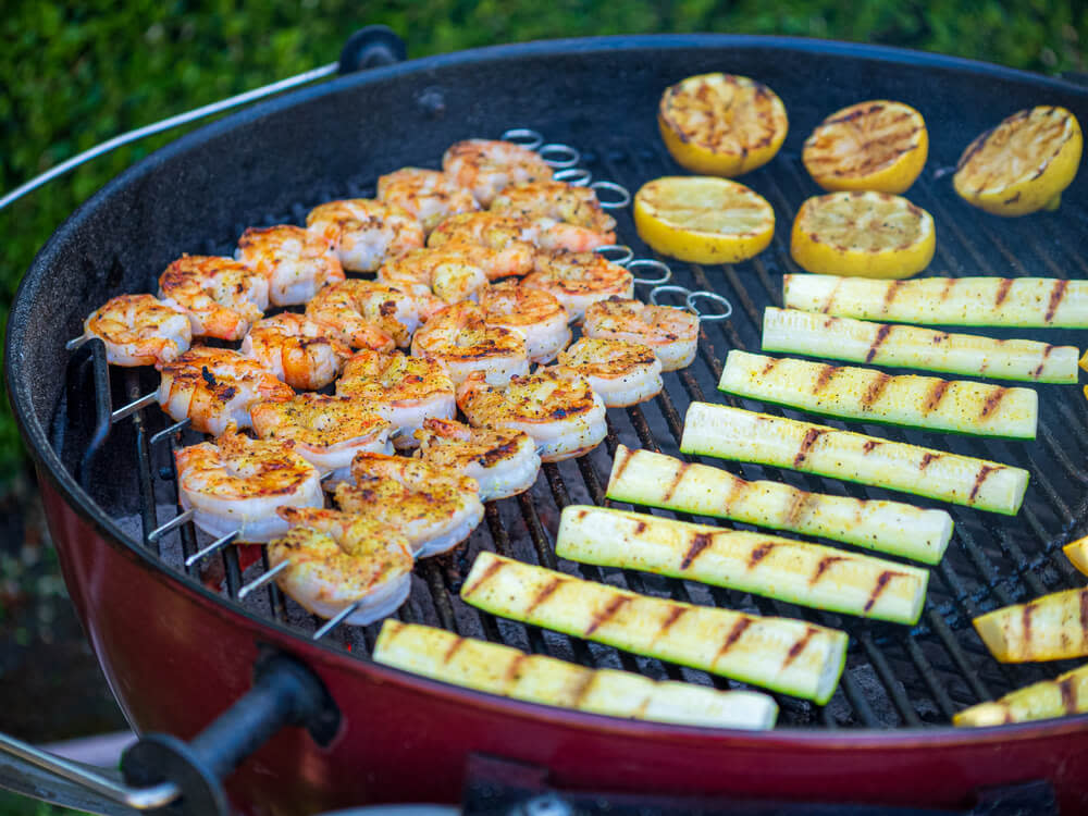 Lemon Pepper Grilled Shrimp