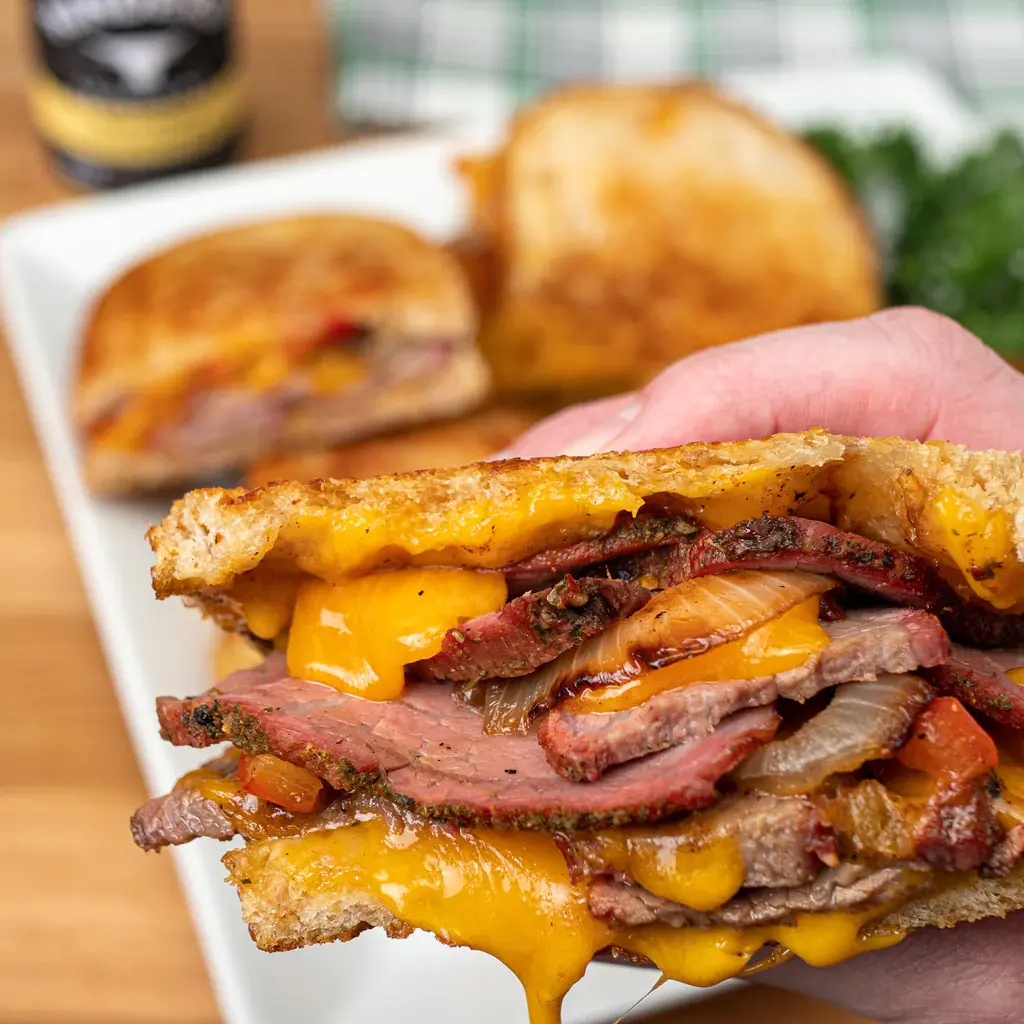 Buttery Steakhouse Tri-Tip Grilled Cheese