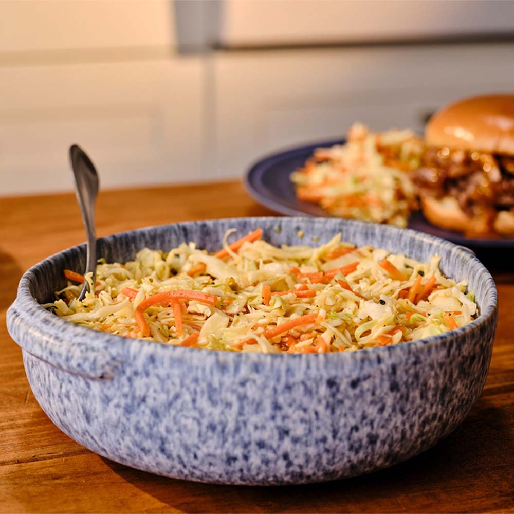Carolina BBQ coleslaw made for pulled pork