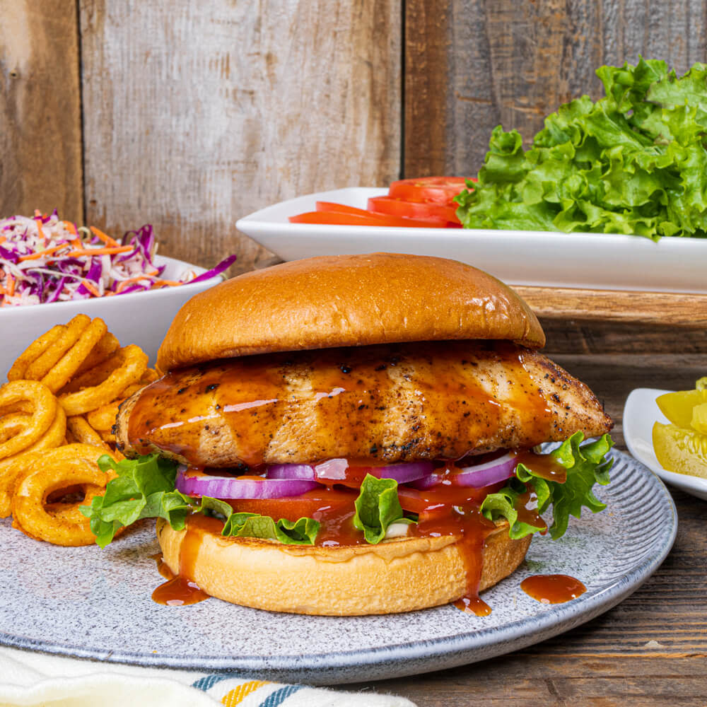 Golden BBQ Grilled Chicken Sandwich