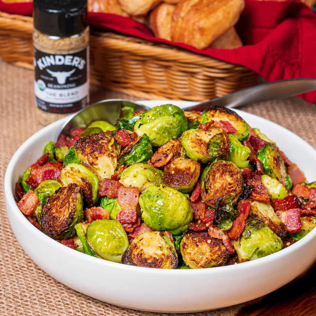 Roasted Brussels Sprouts & Bacon