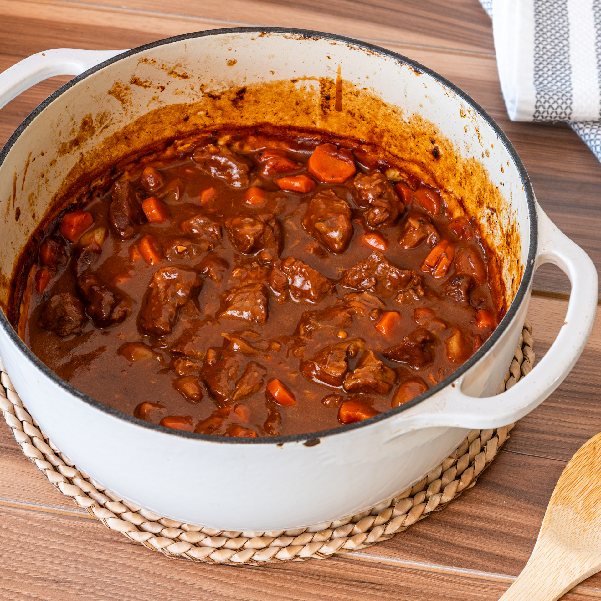red wine braised beef