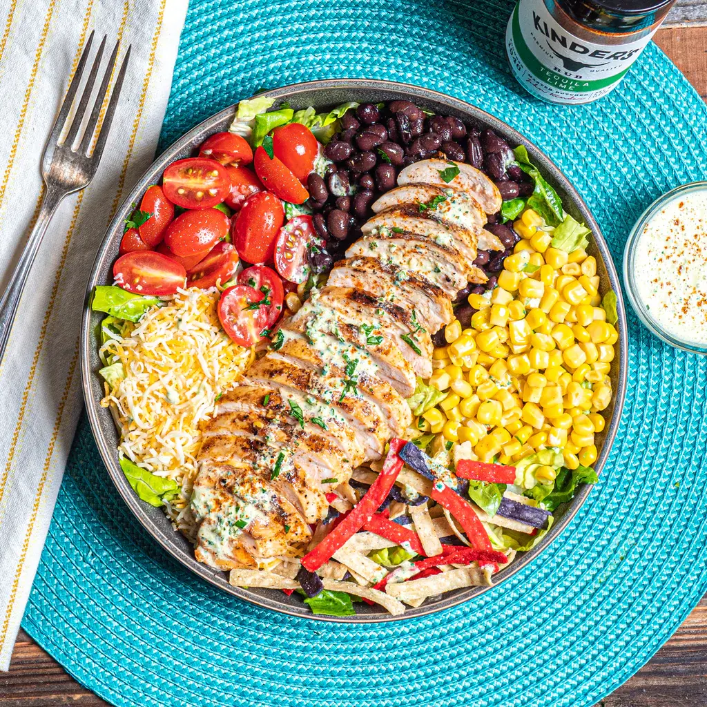 Tex-Mex Tequila Lime Chicken Salad