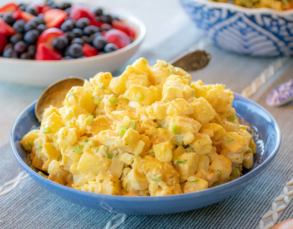 Bowl of potato salad